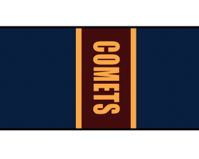 NEW! Knitted scarf with Comets branding - Pre-order now JUNE delivery